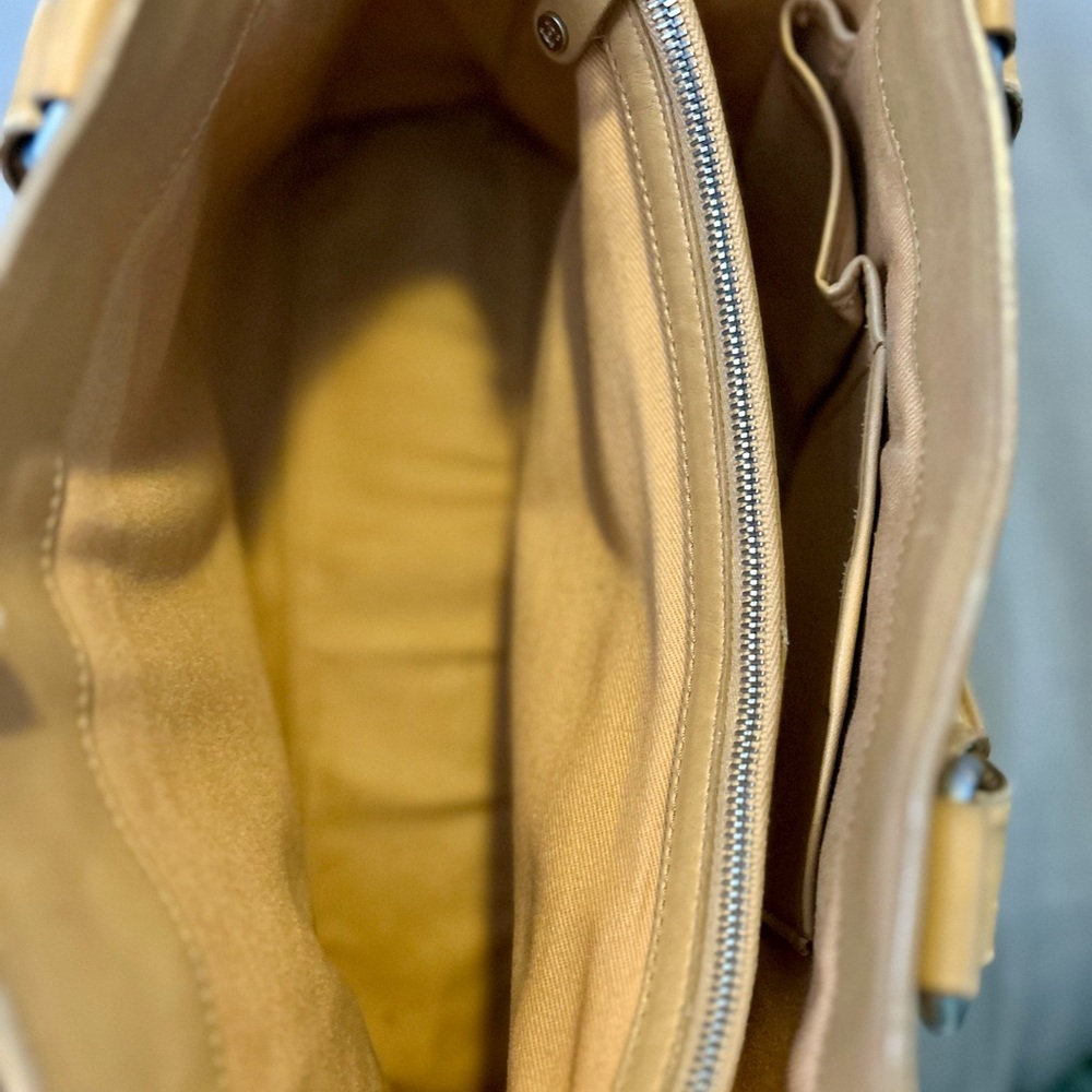 Vintage Celine Tan Leather Boogie bag - Picture 5 of 11